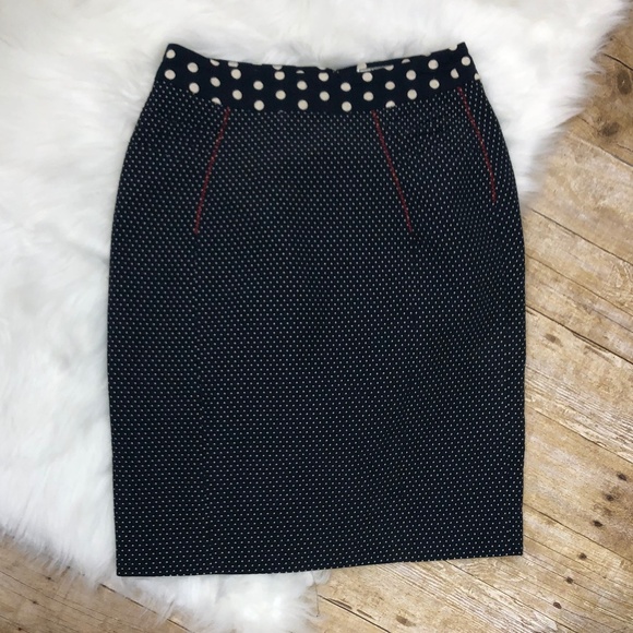 Anthropologie Dresses & Skirts - BARASCHI Anthropologie Polka Dot Pencil Skirt Anthropologie Dresses & Skirts - BARASCHI Anthropologie Polka Dot Pencil Skirt